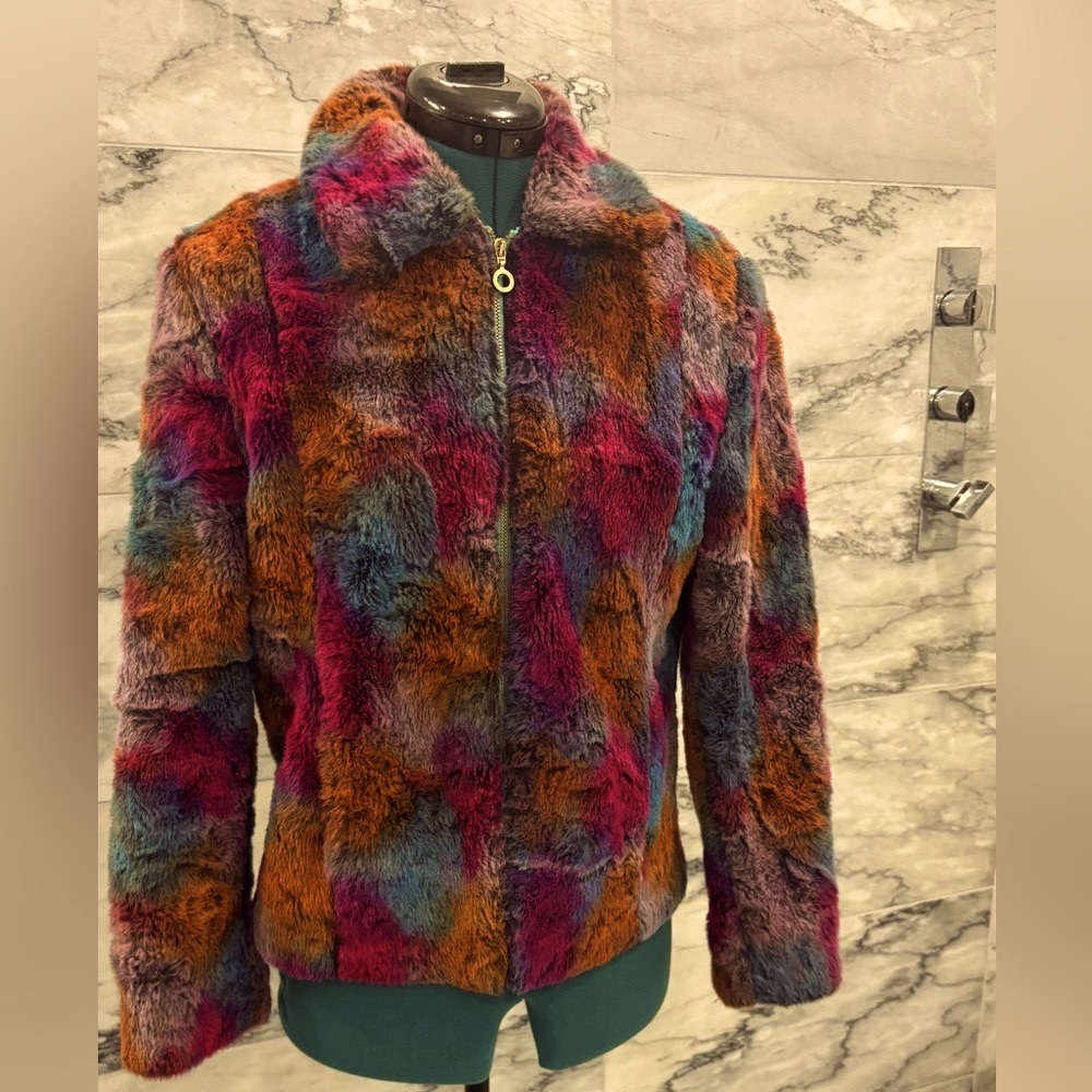 Versace faux fur jacket